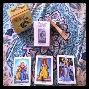 Rider-Waite Tarot Deck, White sage and Pali santo